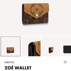 Zoé wallet . Mini size . Brown color